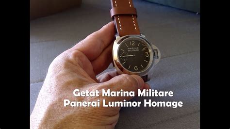 Getat Marina Militare Panerai Luminor Homage unboxing.